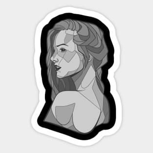 Pretty Lady Geometric Sticker